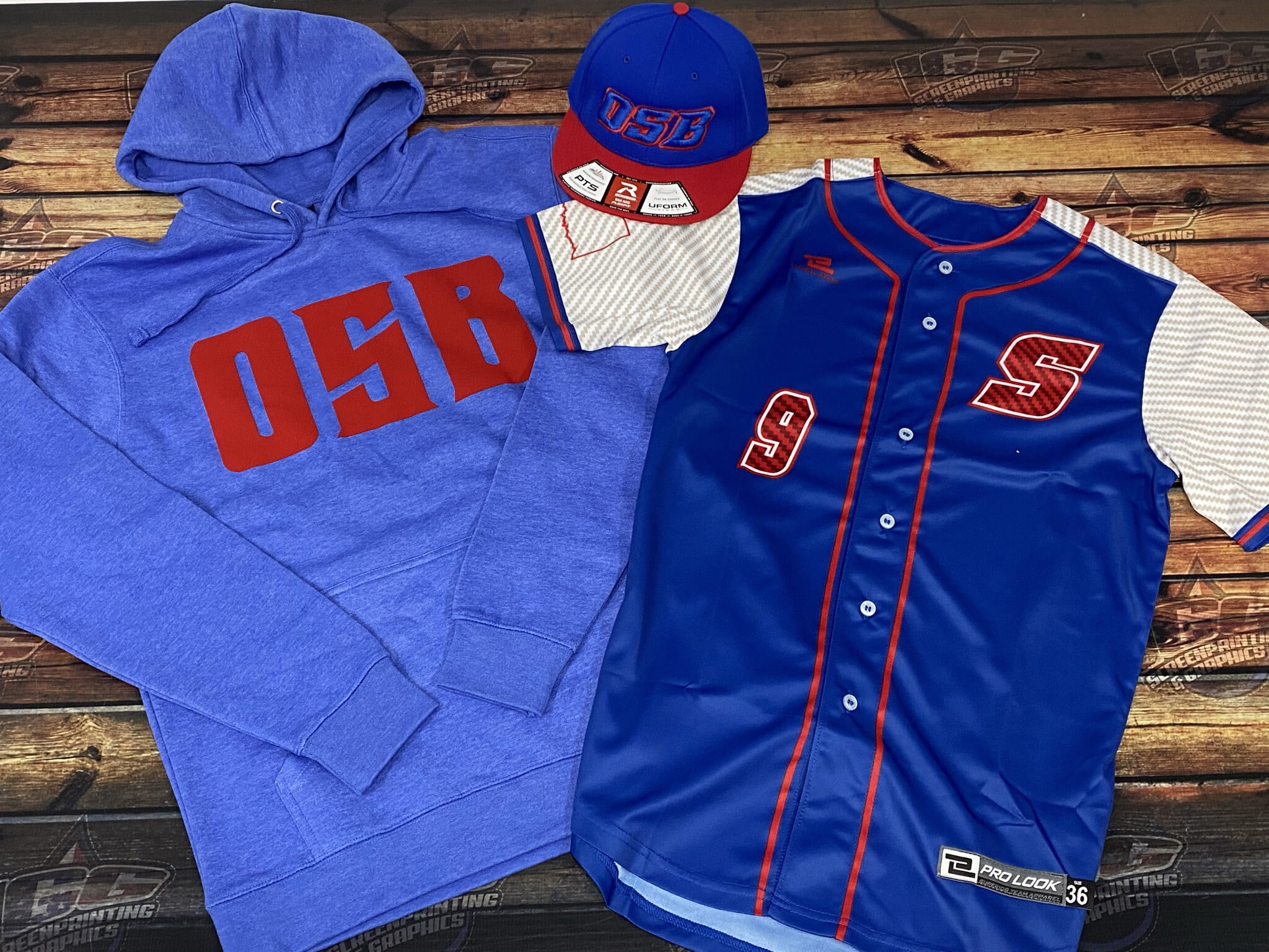 Team Uniform Printing Custom Screen Printing OK IGG Screen Printing